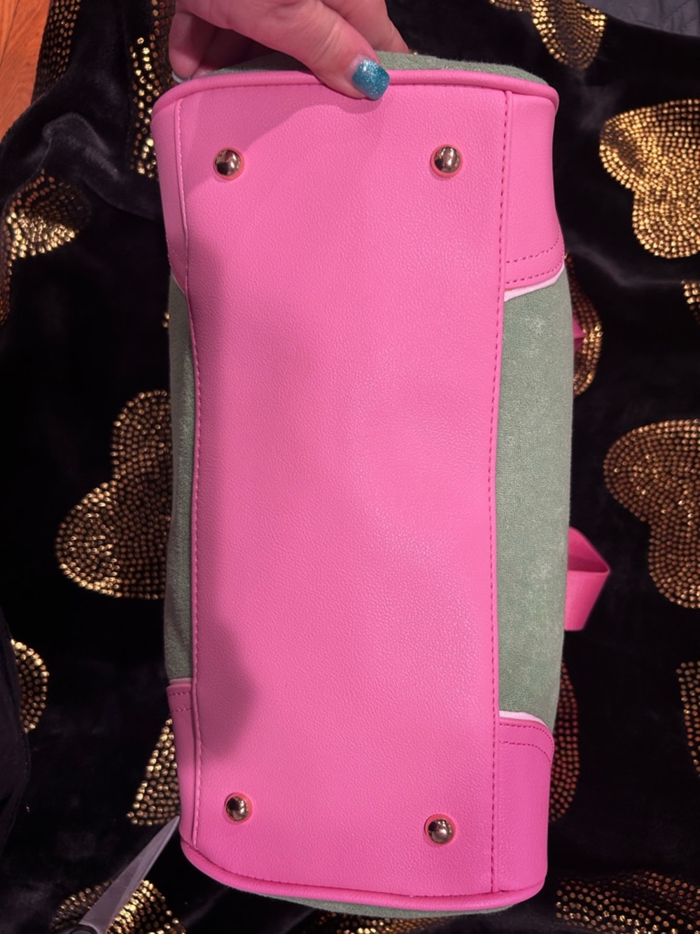 Juicy Couture Pink & Green Strawberry Tote - Picture 9 of 9